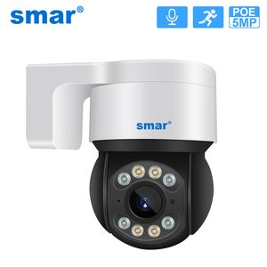 Cámaras IP Smar POE PTZ Cámara 5MP 2MP Audio bidireccional al aire libre Visión nocturna a todo color Ai Detección humana Velocidad Domo Vigilancia de seguridad ICSEE 221018