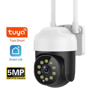 IP Cameras Smart Life Mini Ptz Camera 5MP Couleur Night Vision Home Surveillance CCTV IP Camera Tuya App 240413