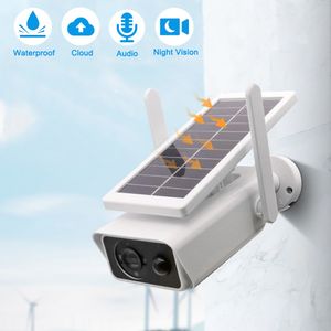 Cámaras IP Cámara solar 3MP Batería alimentada WiFi Cámara IP Vigilancia inalámbrica al aire libre Cámara de seguridad Impermeable IP66 CCTV PIR 221025