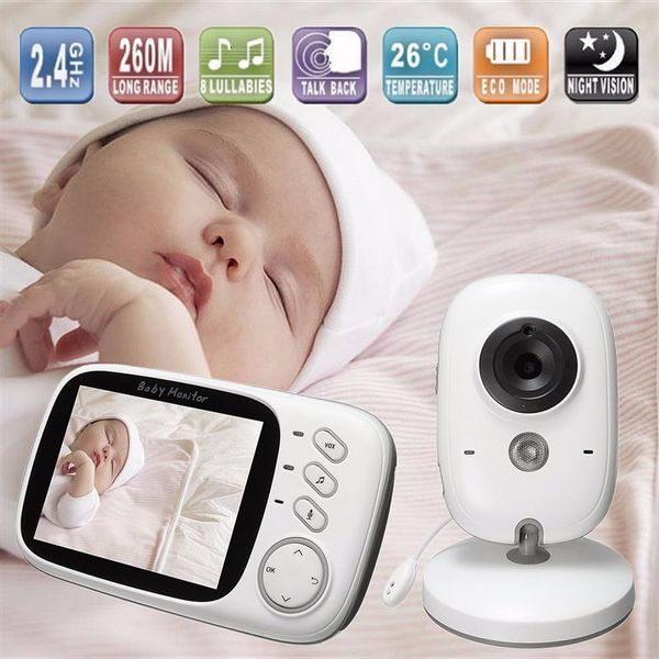 Cámaras IP VB603 Video Baby Monitor Inalámbrico con 32 pulgadas LCD 2 vías Audio Talk Visión nocturna Vigilancia Cámara de seguridad Niñera 230428