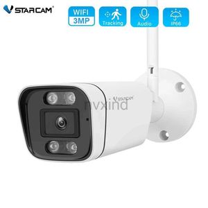 IP -camera's VSTARCAM 3MP Audio IP -camera WiFi Wireless AI Human Detection CCTV Bullet Outdoor Monitoring Camera Infrarood Night Vision D240510