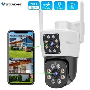 Caméras IP VSTARCAM 4MP PTZ WiFi Caméra avec caméra de sécurité extérieure à double écran1080p Protection de sécurité CCTV CAME CAMERIE IP 24413