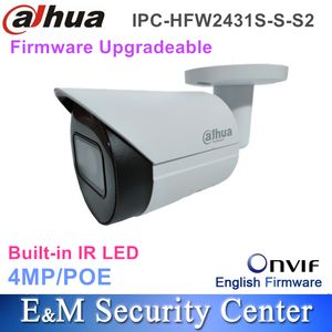 IP Camera's Groothandel Dahua Originele 4MP IPC-HFW2431S-S-S2 IP67 WDR POE CCTV Mimi Surveillance IR Bullet Netwerk Camera 230706