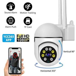 IP -camera's YCC365 plus IP WiFi Camera Surveillance HD 1080P Cloud Wireless Automatic Tracking Infrared Surveillance Camera Security Monitor 240413