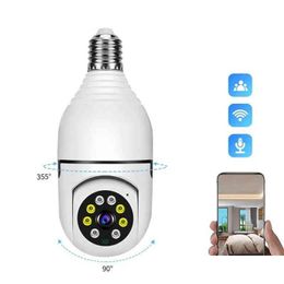 IP-camera's Ycc365 Plus Beveiliging Wifi-camera Draaien Tracking Panoramisch licht Bb Draadloos toezicht Kleur Nachtzicht Afstandsweergave Dhyim