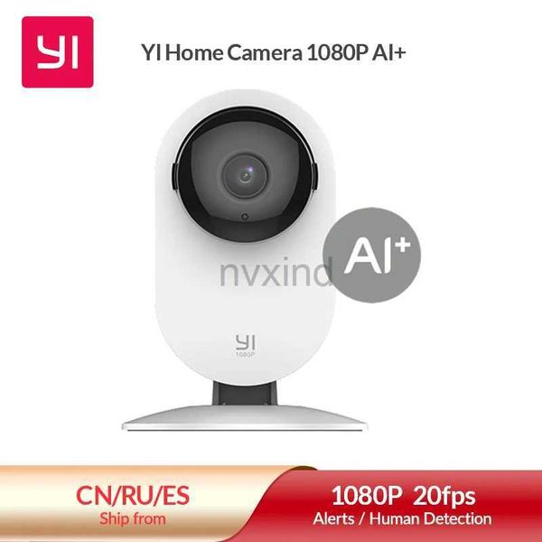 Caméras IP YI 1080p Home Camera IP Intemptel Bidirectional Audio WiFi Caméra avec détection de mouvement Surveillance de sécurité Video Recordage D240510