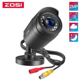 Caméras IP Zosi 2.0MP 1080p Caméra de sécurité intérieure extérieure 4-en-1 TVICVIAHDCVBS Caméra de vidéosurveillance pour système DVR de surveillance à domicile analogique 221025