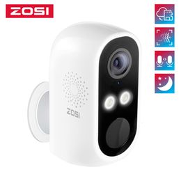 Caméras IP ZOSI C1 Caméra de sécurité sans fil avec batterie 1080p Full HD IP65 PIR extérieur 2 voies Audio Cloud StorageSD Slot pour la surveillance à domicile 221117