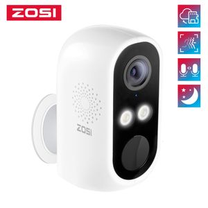 Caméras IP ZOSI C1 Caméra de sécurité sans fil avec batterie 1080p Full HD IP65 PIR extérieur 2 voies Audio Cloud StorageSD Slot pour la surveillance à domicile 221117