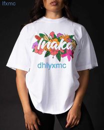 IP principios de primavera nueva camiseta unisex básica holgada de algodón con cuello redondo Xoya AD0G
