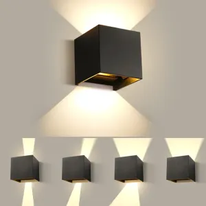 IP65 LED-wandlamp AC110V-220V Waterdichte buiteninterieur Moderne Noordse wandlampen voor slaapkamer woonkamer trappen