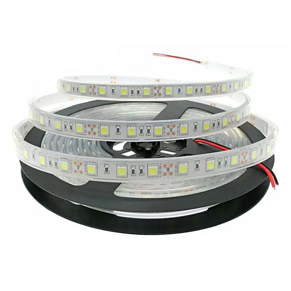 IP67 IP68 Strip à LED imperméable à l'étanche 5050 DC12V de haute qualité Sécurité de haute qualité Sécurité de l'extérieur RGB LIGHT STAND STOCK 36LÉS / M 5M / LOT