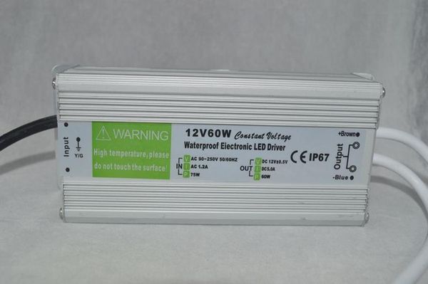 Controlador LED a prueba de agua IP67 12V 30w 45w 60W 100W 120W 250W Transformador de uso al aire libre 110V-240V a 12V Fuente de alimentación para luz subacuática21 LL