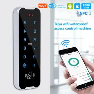 IP68 Volledig Waterdicht RFID Toegangscontrole Toetsenbord Metalen Omhulsel 125 KHz Kaartlezer Touch Controller Wiegand2634 Deurbel 240123