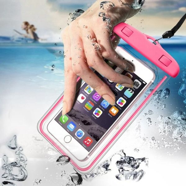 IP68 UNIVERSAL THEPLE EMPHEPHOP THELLE COVER COVER DE NATUITS D'EAU DE L'EAU POUR IPHIPH 14 13 12 PRO MAX SAMSUNG MI SAG LUMINE