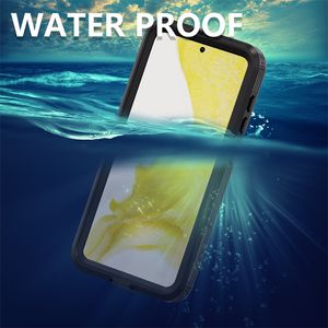 Coque de téléphone étanche IP68 pour Samsung Galaxy S23 S23plus S23Ultra Original RedPepper Cover Plongée sous-marine Natation Sports de plein air Coque antichoc résistante à la neige