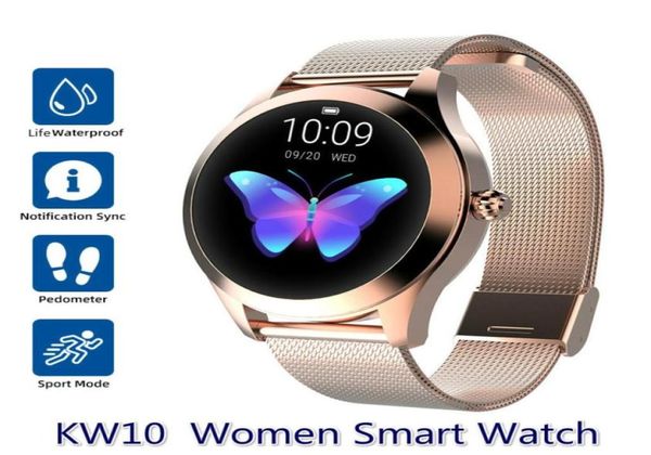 IP68 IP68 Smart Watch Smart Watch Sleep Sleep Sleep Sleect Care Symit Monitor Fode Bellewatch KW10 Bracelet pour Android iOS Phon310987