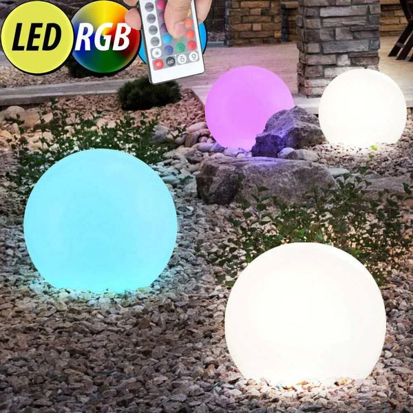 IP68 IP68 STAPPORY WIRESS LED LAWN LIGHT RGBW GARDE COLOR CHANGEMENT BALL BALL EL Decoration Éclairage Orbes Piscine Boule de piscine 240408