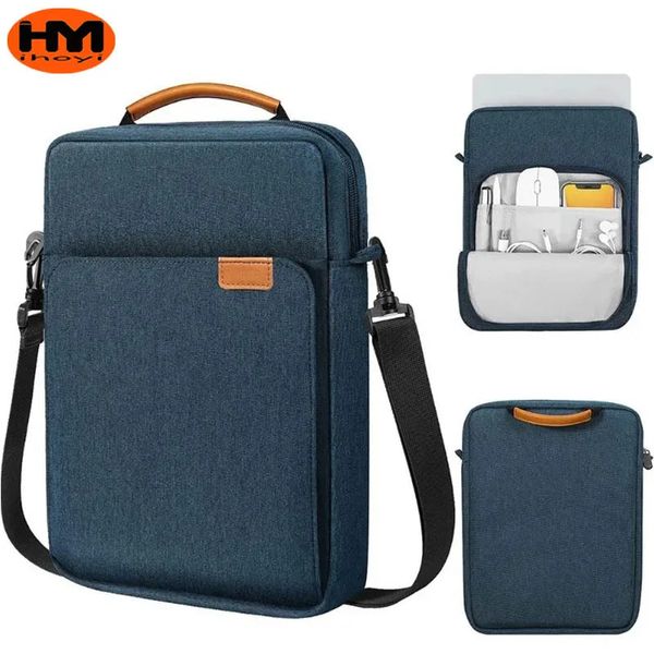 Bolso para computadora iPad adecuado para tableta de 9,7 pulgadas/13 pulgadas bolso ligero impermeable con un solo hombro bolso de hombro con almohadilla diagonal 240104