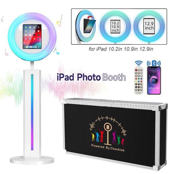 iPad Photo Booth Compatible Ipad 10.2in 10.9in 12.9in avec APP Control Light Box