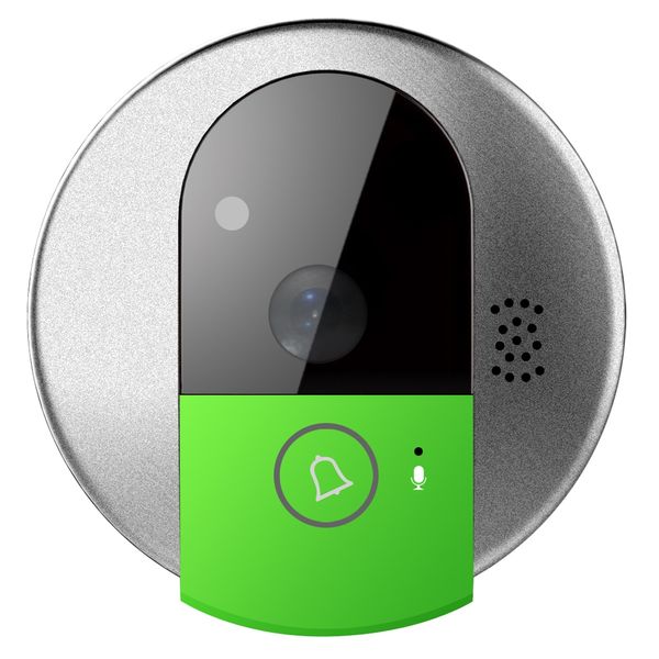 Caméra de porte d'alarme sans fil IPC095 visionneuse de sonnette vidéo WiFi pour maison intelligente