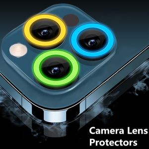 Camera Lens Protector Luminous Cameraring Glass voor iPhone 14 13 12 11 Pro Max Protective Film