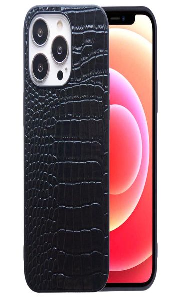 Funda para iPhone para mujer 13 12 11 Pro Max mini Xs Xr X Funda de charol sintético de cocodrilo Moda clásica7244576