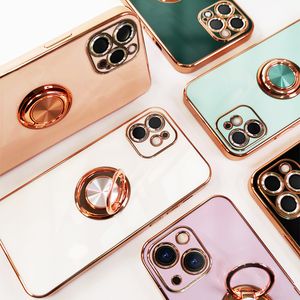 Voor iPhone 13 Plating Case Silicone Cover voor iPhone11 13 12 X R XS XR 7 8Plus Luxe