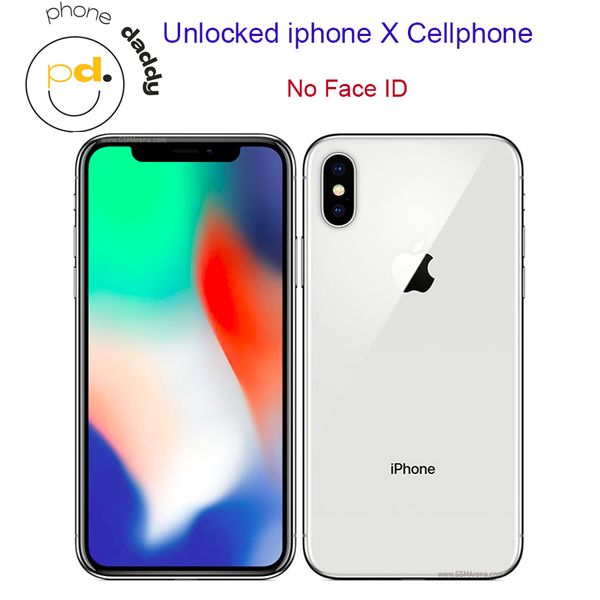 iPhone Original Déverrouillé de 5,8 pouces Super Retina Oled Screen iPhone X téléphone portable 3G RAM 64 Go 256 Go Rom Mobilephone Aucune pièce d'identité