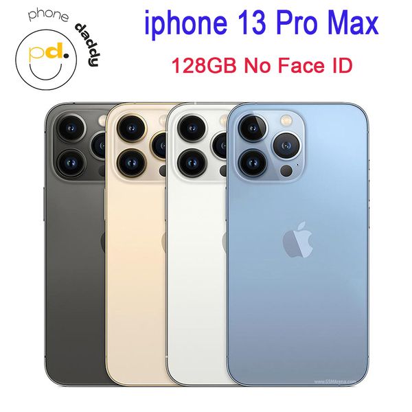iPhone Original Déverrouillé iPhone 13 Pro Max Phone cellule 128 Go Rom Génétique OLED A15 iOS No Face ID NFC 5G MOBILEPHONE