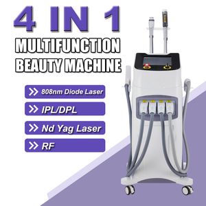 IPL Máquina de depilación de IPL 808 nm Láser de diodo nd Yag láser Fueras Cicatrices Remo RF Multifunción Beauty Anti-Wrinkle Rejuvenor Equipment Salon Home Uso