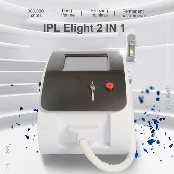 Machine d'épilation IPL équipement de rajeunissement de la peau elight cheveux au laser enlever le traitement de l'acné du dispositif opt