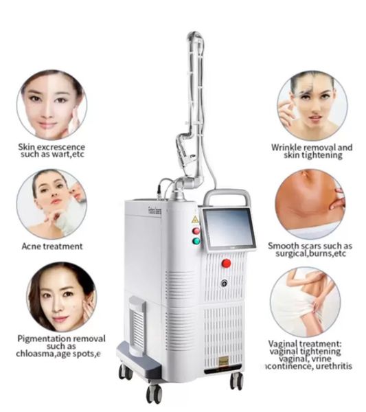 Système de Machine Ipl resurfaçage de la peau Laser Co2 fractionné Machine d'élimination des grains de beauté Laser de soins vaginaux pour utilisation en Salon