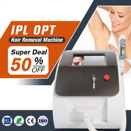 IPL Permanente Hair Removal Machine Skin Herjuvening Opt Haarreductie schoonheidsuitrusting 2 jaar garantie gratis schip