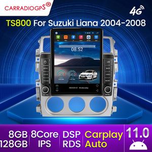 IPS Android 11 Head-eenheid voor Suzuki Liana 2004-2008 Auto DVD Multimedia Video Player Navigation GPS CarPlay WiFi SWC 128G