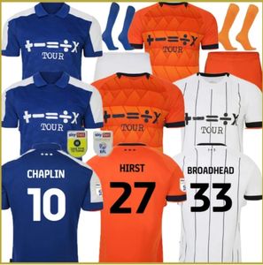 IPS Hirst Soccer Jerseys 2023 Town 27 Burns 7 Broadhead 33 Luongo 25 Ball 12 Chaplin 10 23 24 Camisetas de fútbol de jersey de casa en casa