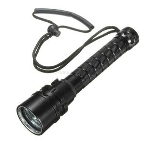 Lampe de poche de plongée professionnelle étanche IPX8 puissante lampe de poche de plongée sous-marine LED super lumineuse lampe de plongée LED lampe torche sous-marine Lanterna Alkingline