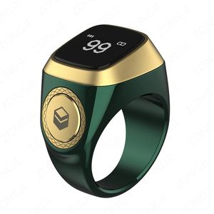 IQIBLA SMART PRIJS Zikr Ring Tasbih Tally Intelligente digitale teller voor moslims 5 Gebedstijd Vibratie Herinnering Waterdicht 240415