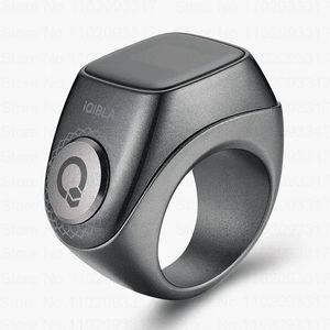 iQibla Zikr Flex Pro Aluminium Slimme Ring voor Moslim Tasbih Teller Digitale Tasbeeh IP67 Waterdicht 2 Maten Compatibel 240110