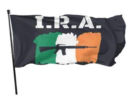 IRA Irish Republican Army Tapestry Courtyard 3x5ft Decoración 100d Panaléster Banners Indoor Outdoor Color vívido Alta calidad1362490