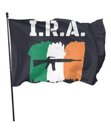 IRA Irish Republican Ejército Tapestry Courtyard 3x5ft Flags Decoración 100D Poliéster Panes de poliéster Interior Color vívido Vívido Alta calidad5138770