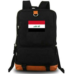 Sac à dos Irak Sac à dos IRQ Country Flag Sac d'école Bagdad Sac à dos imprimé bannière nationale Sac à dos de loisirs Sac à dos pour ordinateur portable