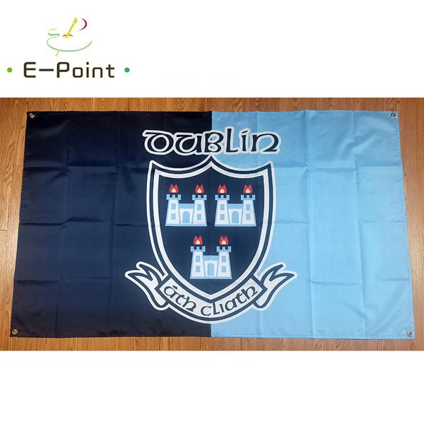 Irlande Dublin GAA Drapeau 3 * 5ft (90cm * 150cm) Polyester flagg Bannière décoration volant maison jardin drapeaux Cadeaux de fête