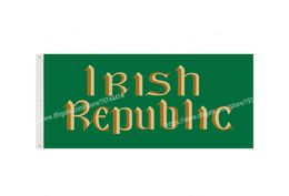 Irlande Pâques Rising Irish Republic Flag 90 x 150cm 3 5ft Bannière personnalisée Trous métalliques œillets Applicables Indoor and Outdoor Can 9912909