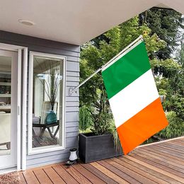Ireland Flag Country National Banner 90X150 CM Outdoor Decoration Banner With Two Brass Grommets For Yard Lawn Decor