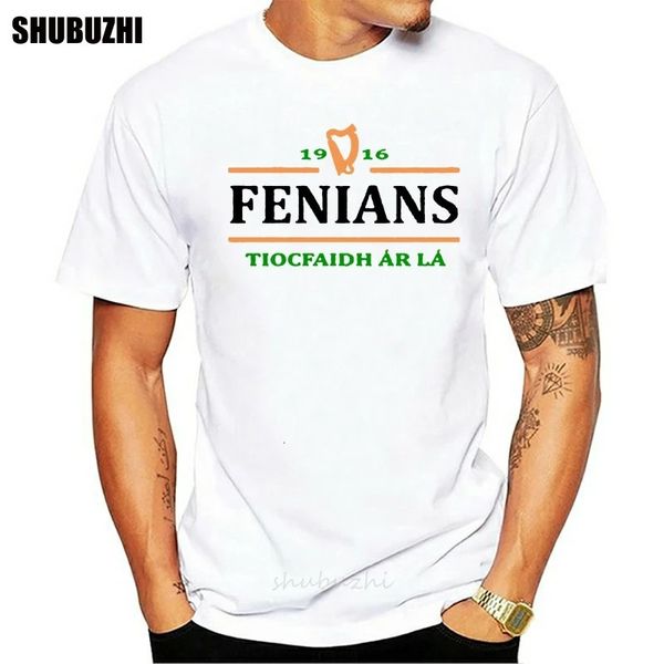 Irlande Irish Fenians Men Femmes T-shirt Top Size 8 10 12 14 16 S M L XL XXL Tshirt de mode Men Coton Brand Teeshirt 240409
