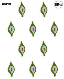 Ireland Lily Flag Rapel Pin vlag Badge broche pins Badges 10pcs veel6909768