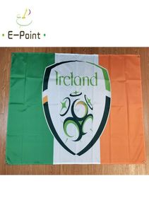 Équipe nationale de football de l'Irlande sur le drapeau en Irlande 3ft5ft 150cm90cm Home Garden Flags Festive7180494