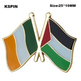 Irlande Palestine Friends Flag Badge Flag Brooch Flag National Flag Pin Pin de voyage international