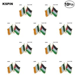 Ierland Palestijnse vriendschap Rapel Pin vlag Badge broche pins Badges 10stcs veel5543577